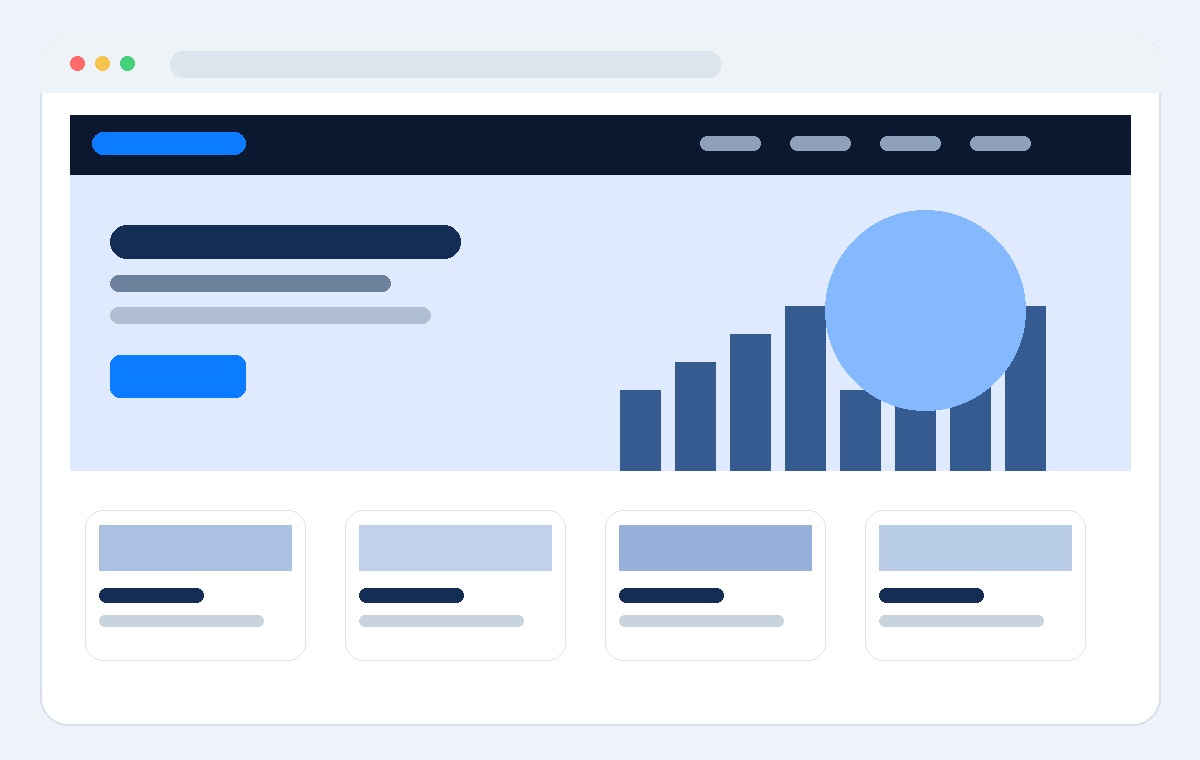 Bluecrest Digital Solutions website mockup