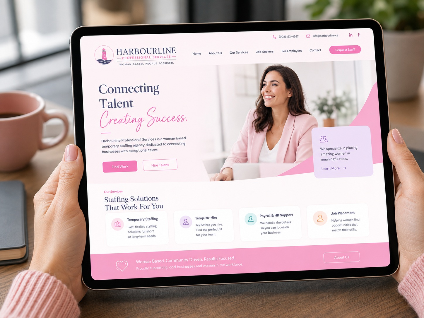 Clean responsive professional website